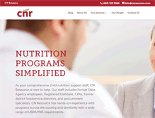 Tablet Screenshot of cnresource.com